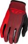 Gants Longs Fly Racing Lite Rouge