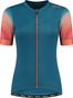 Maillot Manches Courtes Velo Rogelli Waves - Femme