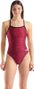 Arena Snakeskin Challenge Back Swimsuit, Red/Black, Women's