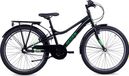 S’COOL troX  vélo enfant  3 vitesses  Noir/Vert néon