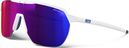 Julbo Frequency Spectron HD 3 Sunglasses - White / Blue - Groupama-FDJ