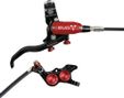 Hope Tech4 EVO GR4 rear brake Black / Red Standard hose