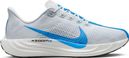 Nike Pegasus Plus Running Shoes, White/Blue, Men's