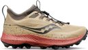 Saucony Peregrine 13 ST Beige Pink Women's Trailrunning Shoes