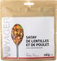 Repas Lyophilisé Voyager Satay de Lentilles et Poulet 100g