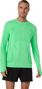 Camiseta de manga larga Asics Road Seamless verde para hombre