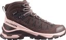 Zapatillas de senderismo Salomon Quest Echo GTX marrón/rosa para mujer