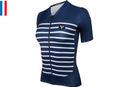 Maillot Manches Courtes Femme LeBram Ventoux Marine Coupe Ajustée
