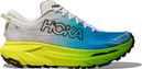 Hoka Mafate 5 Men's Trail Running Shoes - Blue/Green/Yellow