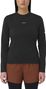 T-Shirt Running Salomon Sense Merino Noir Femme