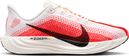 Nike Pegasus Plus Running Shoes, White/Red, Men's