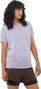 Salomon Sense Aero Graphic Blue/White Women's short sleeve jersey