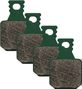 4er-Set Magura MDP 8 Green-Bremsbeläge für MT-4-Kolben-Bremsen
