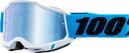 Accuri 2 Novel 100% White Blue Goggle / Blue Mirror Lens