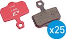 Jagwire Bulk Box Scheibenbremsbeläge für Avid DB / Elixir / XX / Sram DB Level (x25)