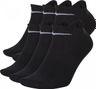 Nike Everyday Lightweight No-Show Socks (x6) Black Unisex