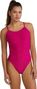 Costume da bagno donna Tyr Durafast Elite Cutoutfit Lapped Pink