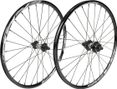 Pair of Excess XLC-1 20' Wheels | 451x19.5mm | 36 Holes Black / White
