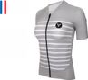 LeBram Ventoux Women's Short Sleeve Jersey Grey Fitted