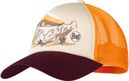 Gorra Trucker Buff Naranja Blanca