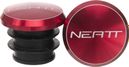 Embouts de Guidon Neatt Aluminium Rouge