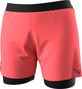 Women's 2-in-1 Dynafit Alpine Pro Pink/Black Short