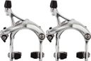 Pinzas de freno de doble pivote Tektro R539 Plata