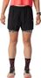 Pantalones cortos 2 en 1 Dynafit Trail Negro/Blanco para mujer