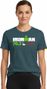 Ironman 70.3 Portugal-Cascais Blau-Türkis Kurzarm T-Shirt Women