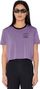 Circle Smooth Operator Purple Women's Cropped Top