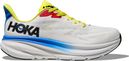 Chaussures Running Hoka One One Clifton 9 Blanc Multi-color Homme
