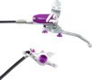 Frein Avant Hope Tech 4 X2 Argent / Violet Durite Standard