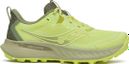 Saucony Peregrine 15 Yellow/Beige Women's Trail Shoes