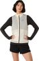 Women's Asics Metarun Packable Sleeveless Jacket in Beige
