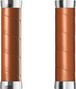 Paire de Grips Brooks England Slender Leather Grips 130 mm Dark Tan