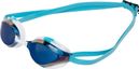 Arena Python Mirror Blue/White Mirrored Swimming Goggles