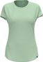 Maglia a maniche corte Odlo Essentials da donna, verde naturale