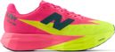 Chaussures Running New Balance FuelCell SuperComp Elite v5 TCS London Marathon Rose/Jaune Femme