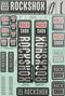 Rockshox Stickers Kit for Fork 30/32 mm White