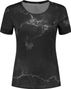 T-Shirt De Sport Manches Courtes Rogelli Marble - Femme - Noir