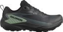 Chaussures Trail Salomon Genesis GTX Noir/Vert Homme