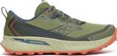 Zapatillas de trail para mujer Saucony Peregrine 15 GTX Verde/Beige