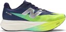 Chaussures Running New Balance FuelCell SuperComp Elite v5 Bleu/Jaune Femme