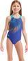 Arena Pinwheel Blue Girls' Swimsuit