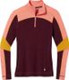 Baselayer Smartwool Classic Thermal Colorblock 1/4 Rouge Femme