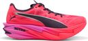 Puma Deviate Nitro Elite 4 Hyrox Laufschuhe Rosa/Blau Damen