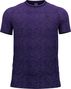 T-Shirt Running Homme Odlo Essentials Seamless Bleu Foncé