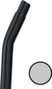 TIGE SELLE 27 2 X 350mm BMX SILVER COUDEE.