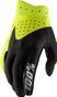 100% iTrack Long Gloves, Black/Yellow