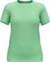 Women's Running T-Shirt Odlo Essentials Seamless Green